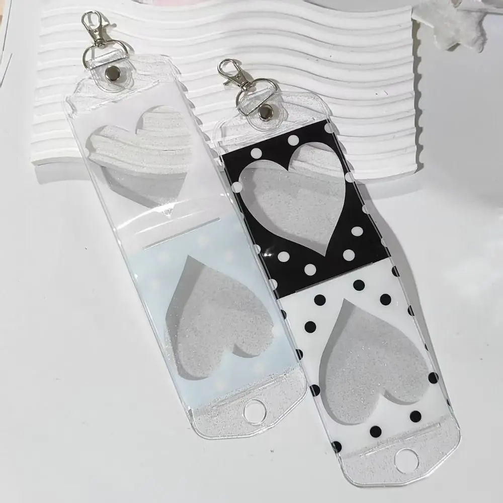 High Quality PVC Photocard Holder 3-inch Card Storage Dual-slot Card Sleeve Double-sided Card Display Pendant