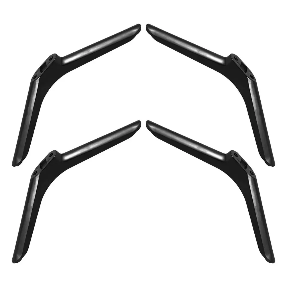 

Universal Stand Black Plastic Furniture Feet 2 Pairs Adjustable Bedroom Living Room Tabletop Support Pedestal Bracket