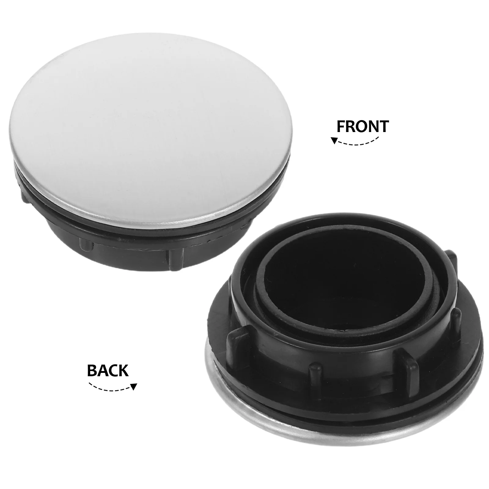 2Pcs Kitchen Sink Hole Cover Stainless Steel Durable Faucet Hole Stopper for 25-30mm Sink Basin Cover Kitchen Accessories