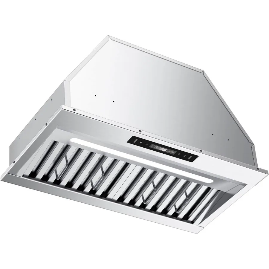 

30 Inch Range Hood Insert 900CFM Built-in Vent Hood with Gesture Touch Control Stainless Steel Heavy Duty Kitchen Exhaust Hood
