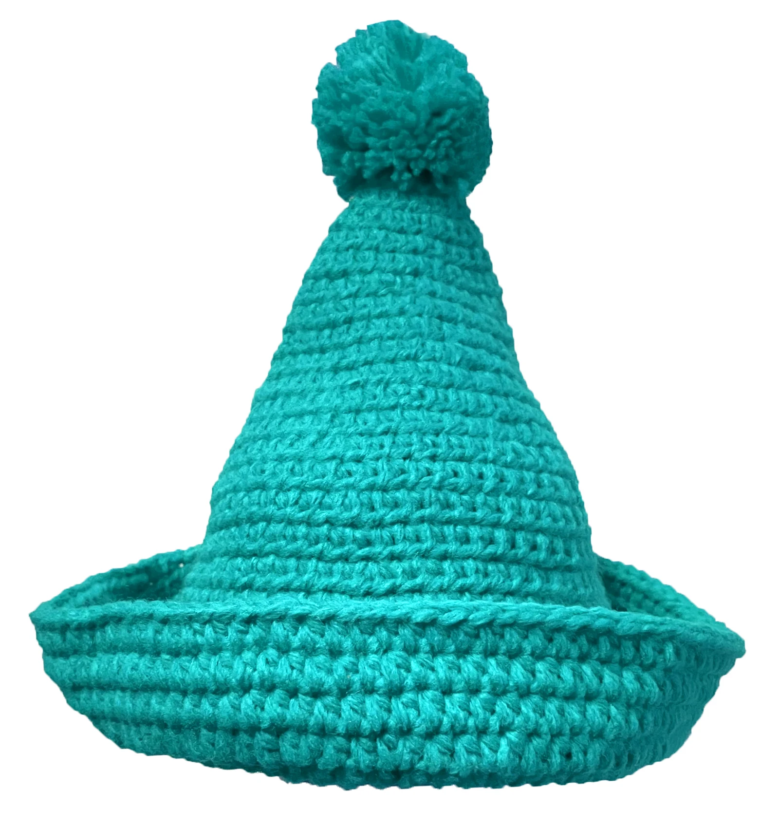 BomHCS  Handmade Knitted Sharp Top Pom Ball Hat Funny Witch Cap Unisex Adult