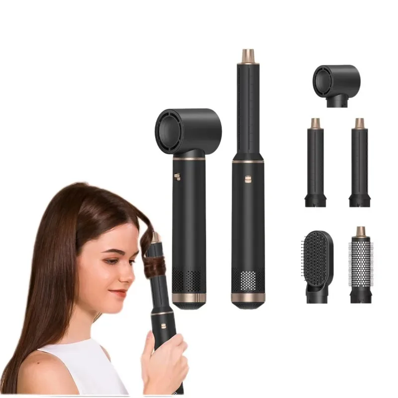 

High Speed Hair Dryer Brush 5 in 1 Professional Hot Air Styling Fast Drying Multi Hair Styler with Air Curling Iron Volumizing