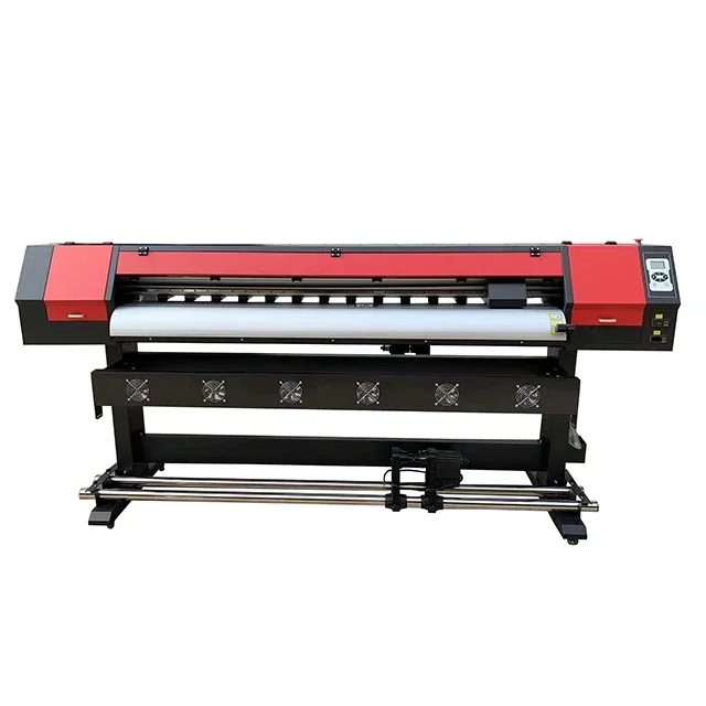 Large Format 1.6m 1.8m Eco Solvent i3200 xp600 Head Poster Printer Retail 1600mm Roll-to-Roll Printer 1000mm Used PVC Flex