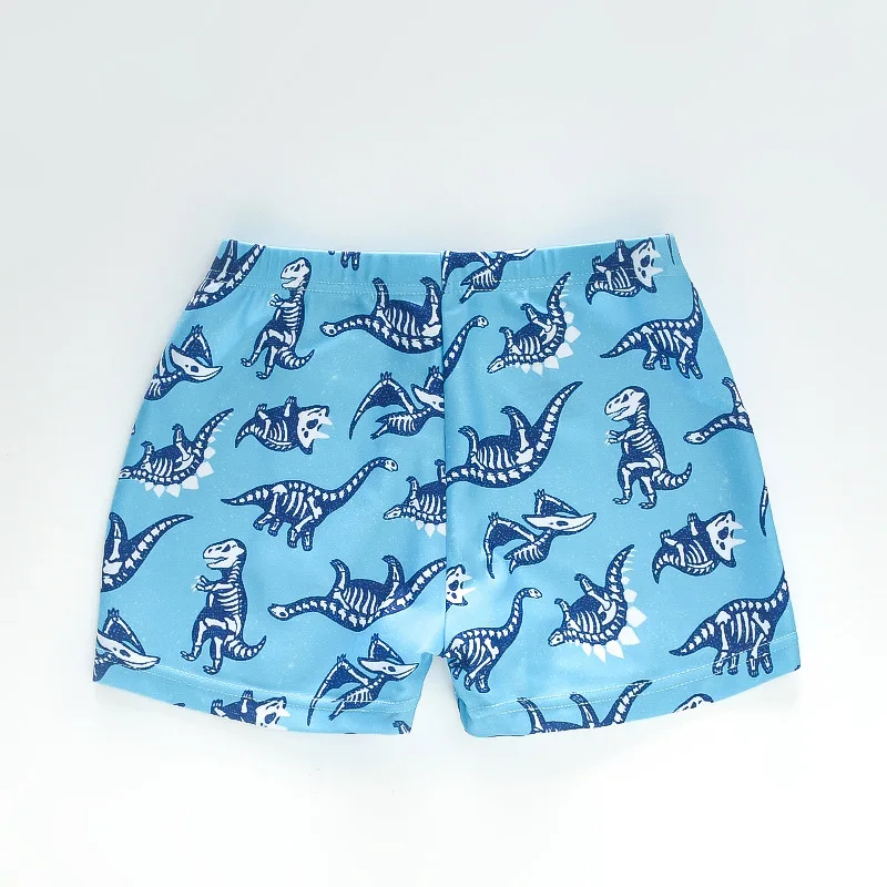 2022 Boy\'s Swimming Trunks Cartoon Dinosaur Printed Short Pants Beach Swimwear Elastic Shorts Kids Bathing Suits Bottoms