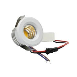 10 pz/pacco Mini PANNOCCHIA HA CONDOTTO I Riflettori 3W 29 millimetri 100V-240V Gioielli Display Da Incasso A Soffitto Cabinet lampada del punto Imbottiture luci