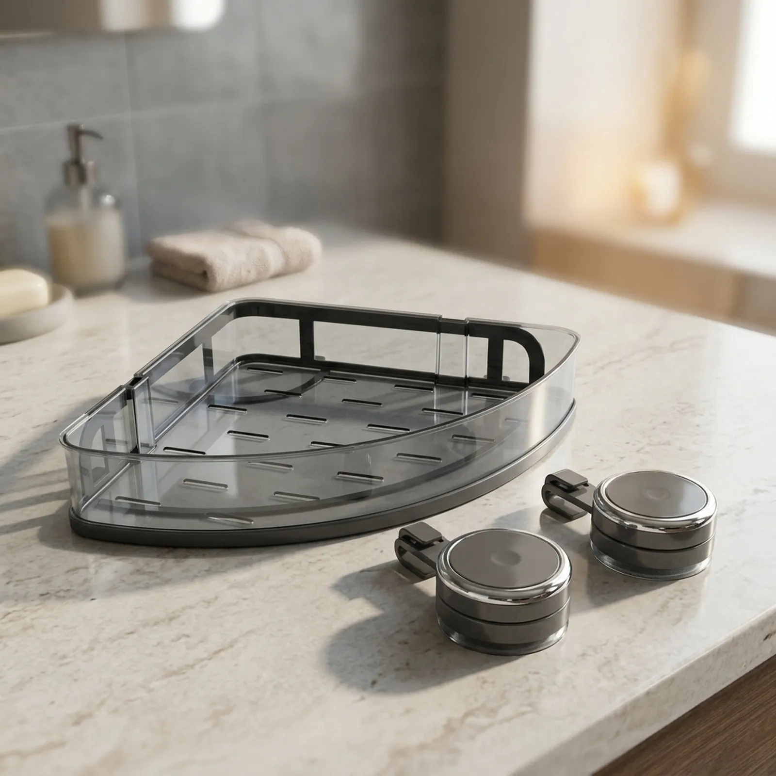 Space-Saving Shelf Bathroom Storage Shelf Home Organization Easy Installation Wall Shelf Shelf Easy Installation Home D cor