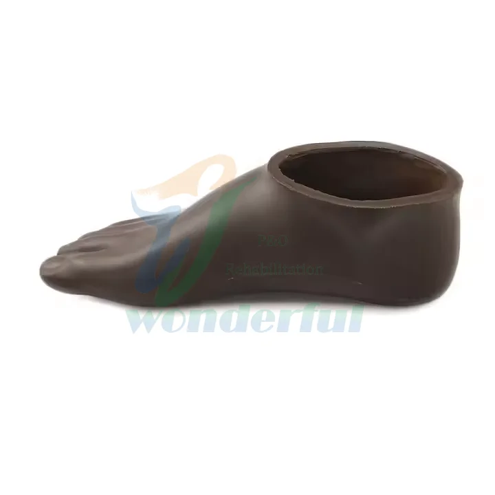 WDF Brown Foot Cover Prosthetic Shell Artificial Foot Cover Class I CE Certified Polyurethane Durable Carbon Fiber