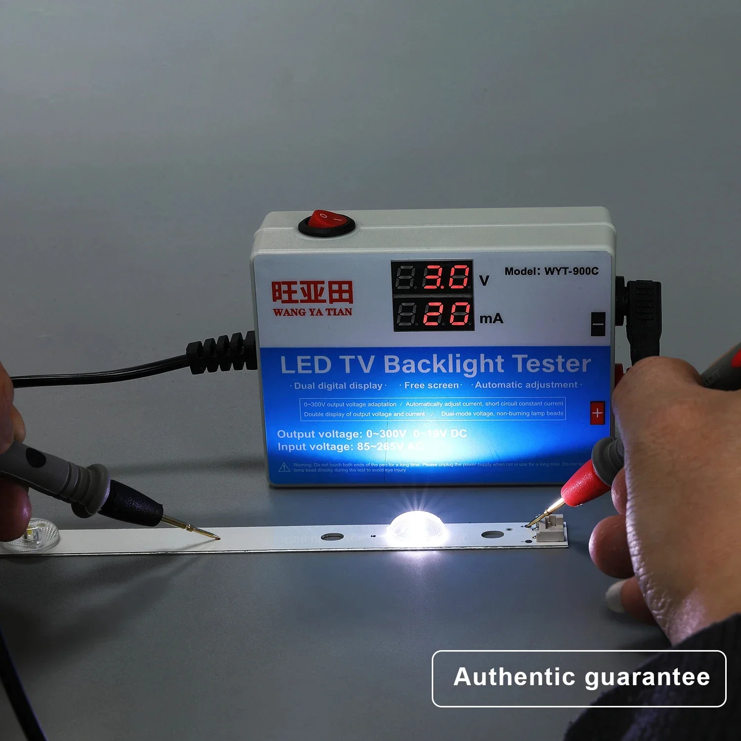 Imagem -04 - Tester Led Multifuncional com pé de Cabra Medição de Corrente e Tensão Backlight Strips Miçangas tv Saída 0300v