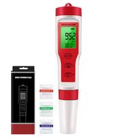 PH Tester Digital High Accuracy 4 In 1 Digital PH Meter EC TDS Sensor Testing Tool Temperature Meter For Home Water Hydroponics