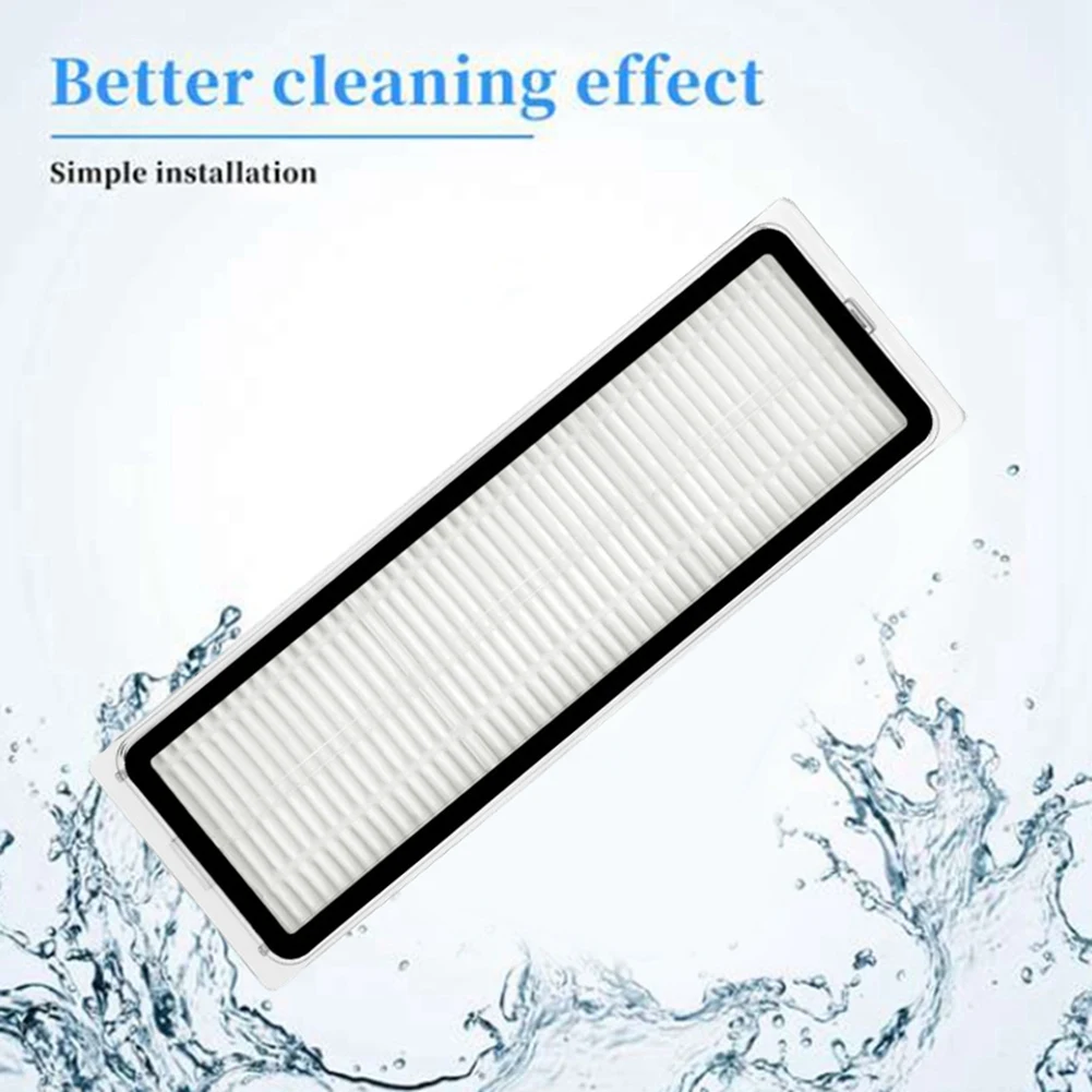 9Pcs for Bot D10 Plus RLS3D Robot Vacuum Cleaner Washable HEPA Filter Mop Cloth Main Side Brush Dust Bag