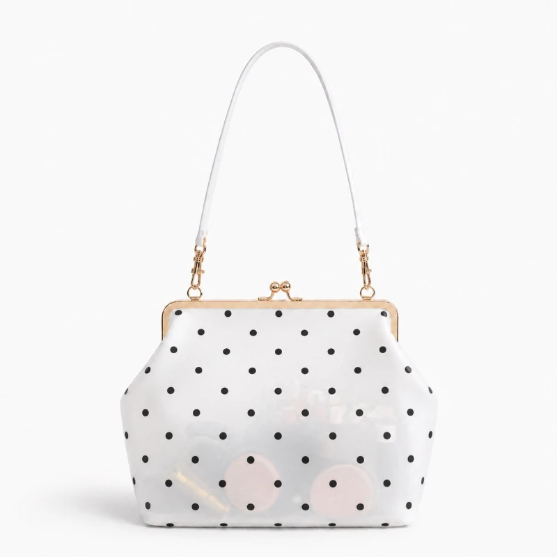 2026 New PVC Jelly Bag Fashion High Quality Women's Handbag Small Fresh Versatile Multi Functional Transparent Shopping Bag
