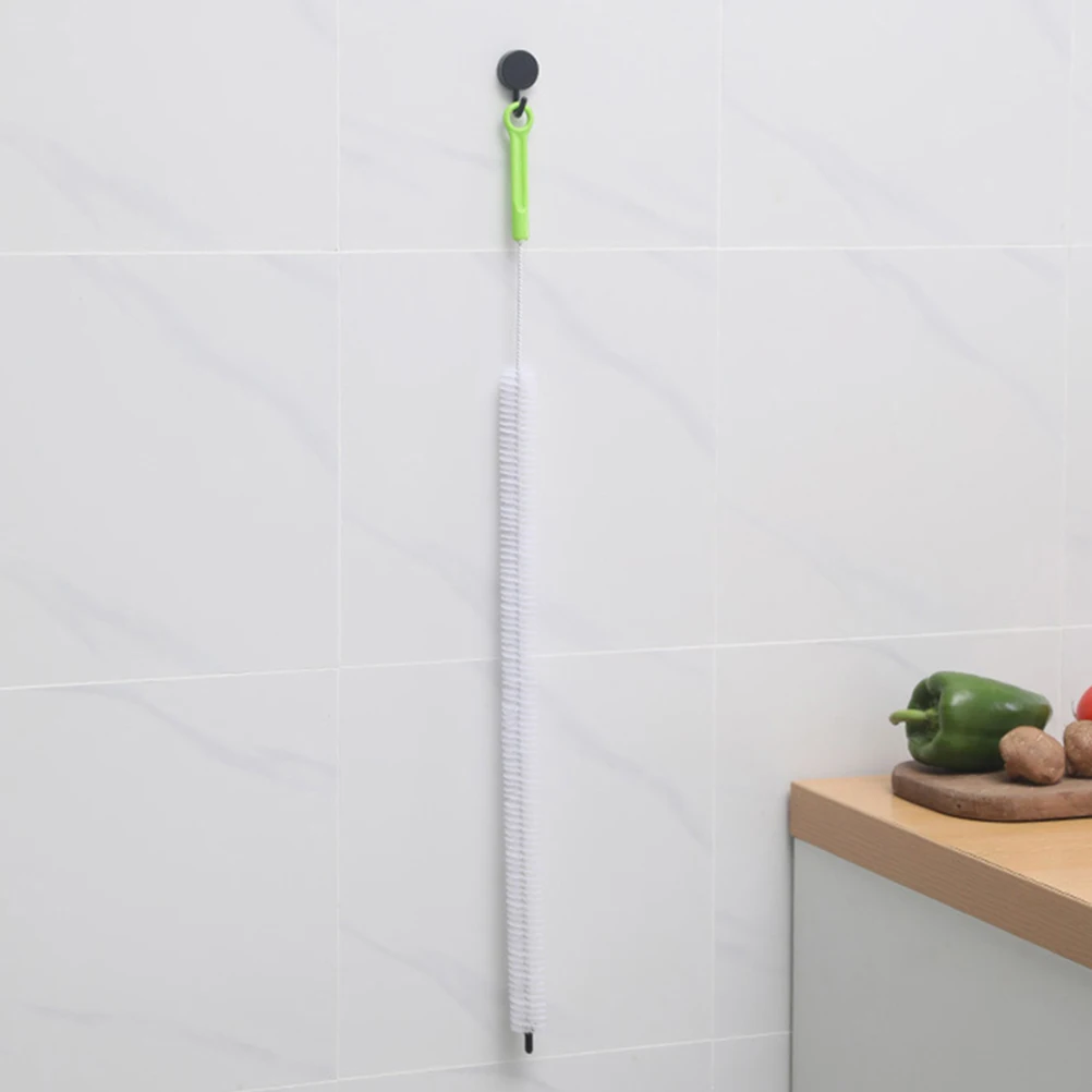 

5pcs Pipe Cleaner Drain Brush for Hair Removal Flexible Tool Unclog Plastic Snake Drain Brush Plumbing Solution