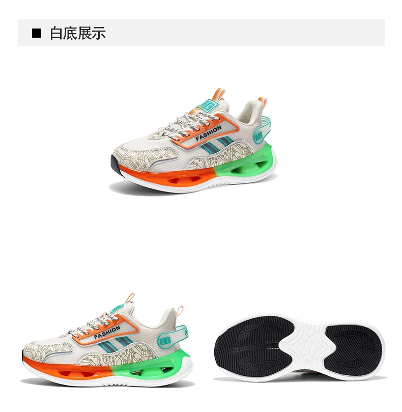 Herren Stoßdämpfende Leichte Freizeitschuhe Frühling Sommer Weichsohlige Atmungsaktive Outdoor-Renn-Laufschuhe Studenten-Speed-Sportschuhe – Detail 24