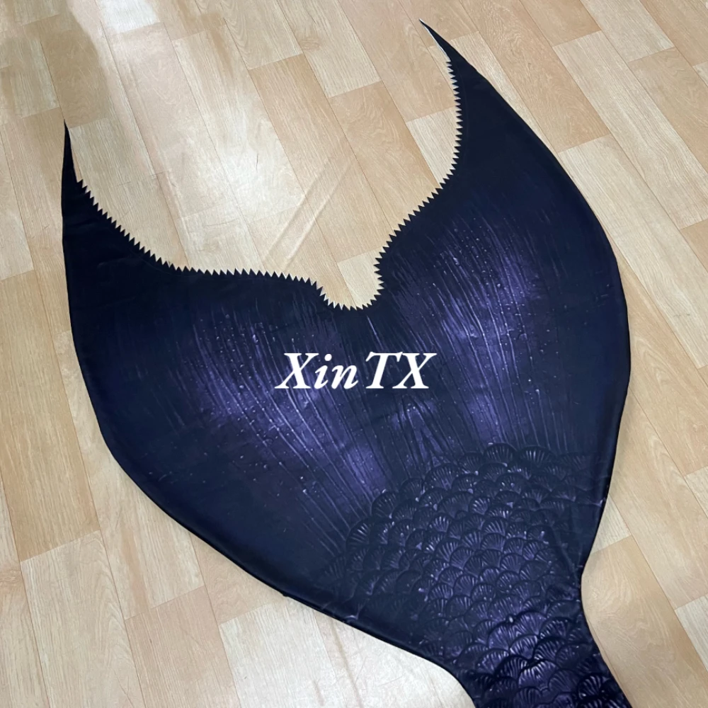 Adult Mermaid Tail Swimsuit Swimming Girls Cosplay Costume PVC Board Photo Beach Dress Tail With Flippers