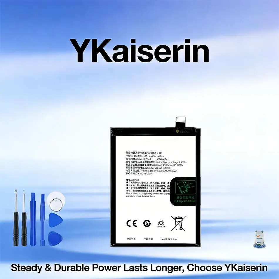 

For Oppo K7X High Performance 5000mAh BLP843 High-Capacity Mobile Phone Battery