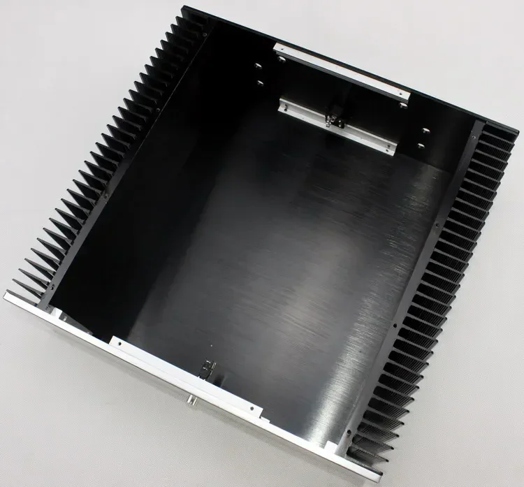 

DIY amplifier case 430*150*412mm WA67 Full aluminum amplifier chassis / Preamp / Class A amplifier/ AMP Enclosure /case/ DIY box