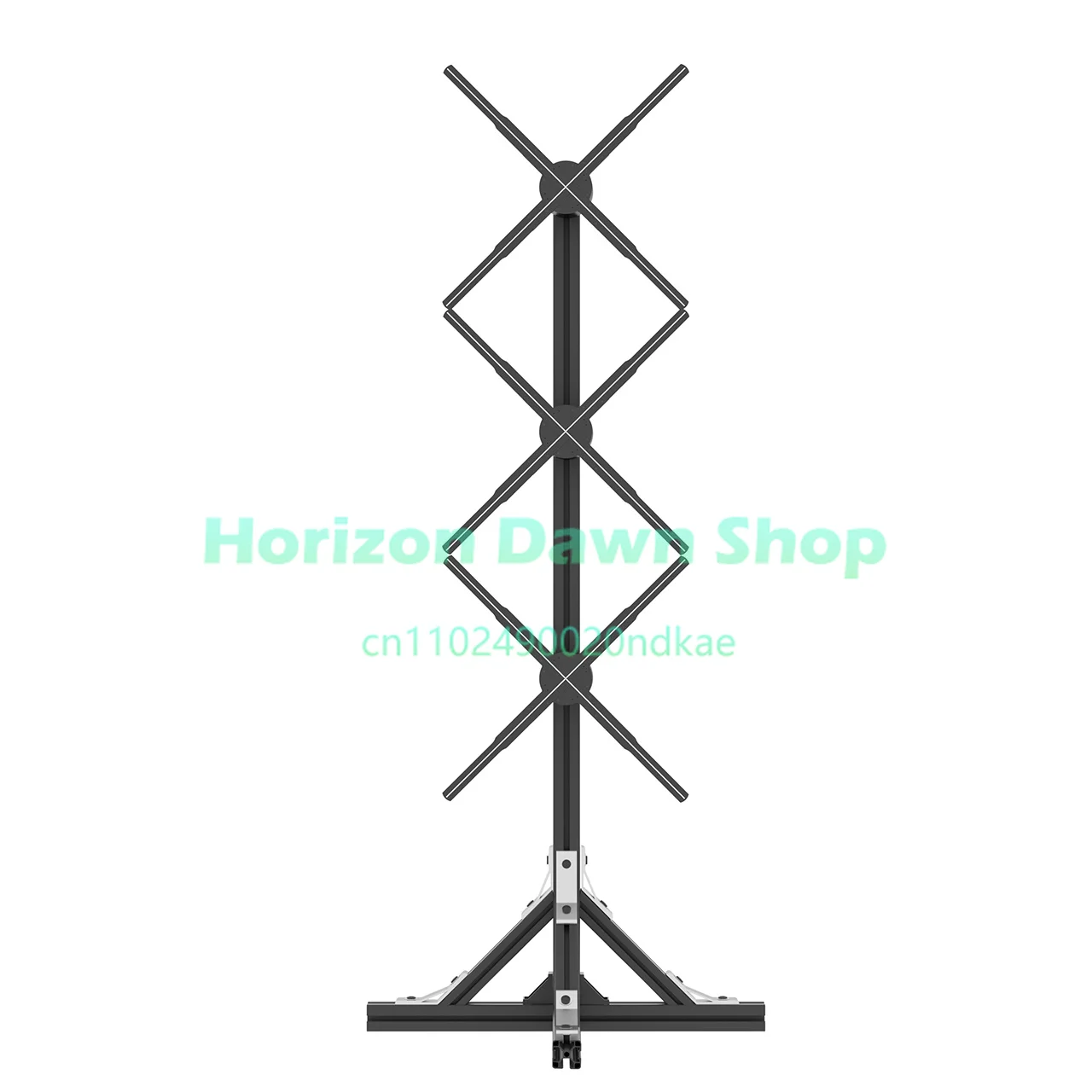 3d Holographic Fan Screen LED Sign Light Rotating Imaging Holographic Advertising Light Projector Supports Mobile Wifi Remote
