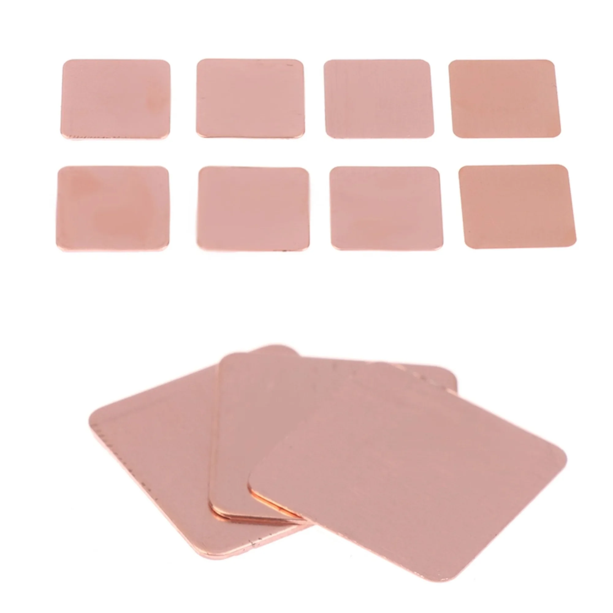 10Pcs Rose Gold 0.1…