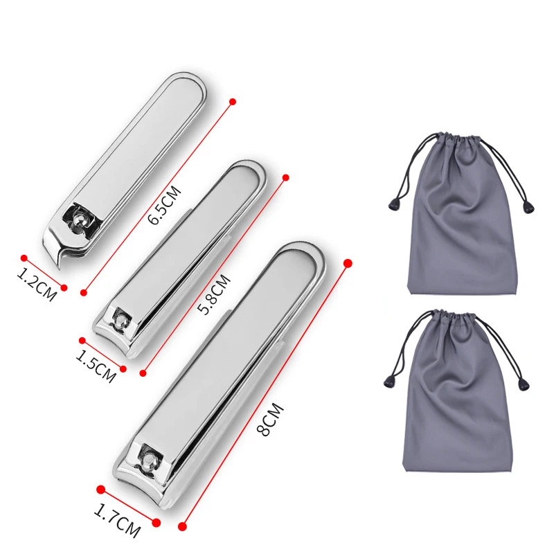 Nagelknipper Anti-spat met lade Manicureset Vorm Bevel Roestvrij staal Professionele nagelknipper Gereedschap voor persoonlijk gebruik