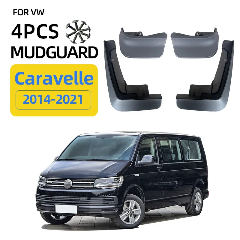 

For 2014-2021 Volkswagen Caravelle Mudguards Fender Mudflaps Front Rear Flares Splash Guards Cover Car Accessorie