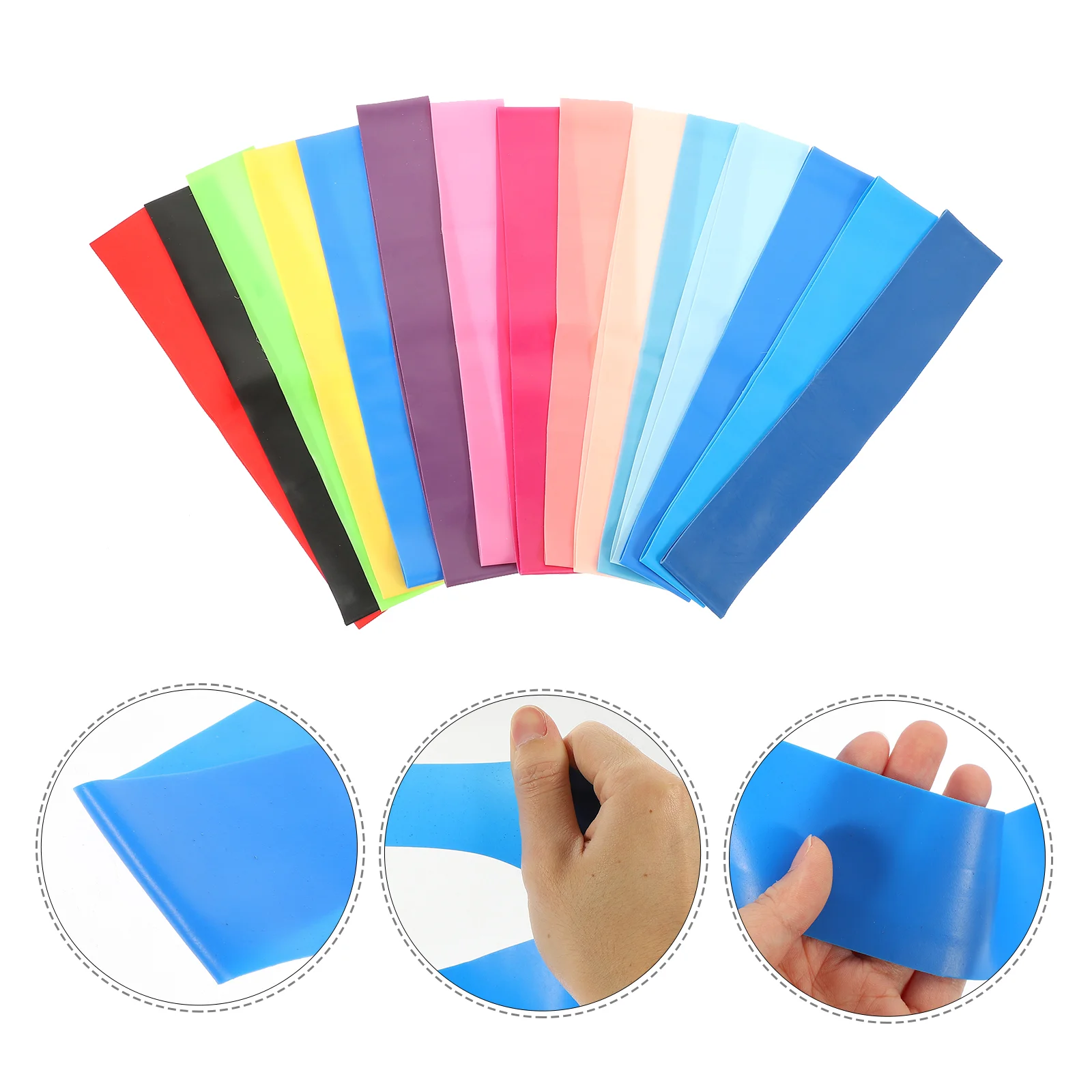 15 Uds. Bandas elásticas para silla, bandas elásticas para silla de aula, herramientas coloridas para TDAH, bandas elásticas para pies inquietos