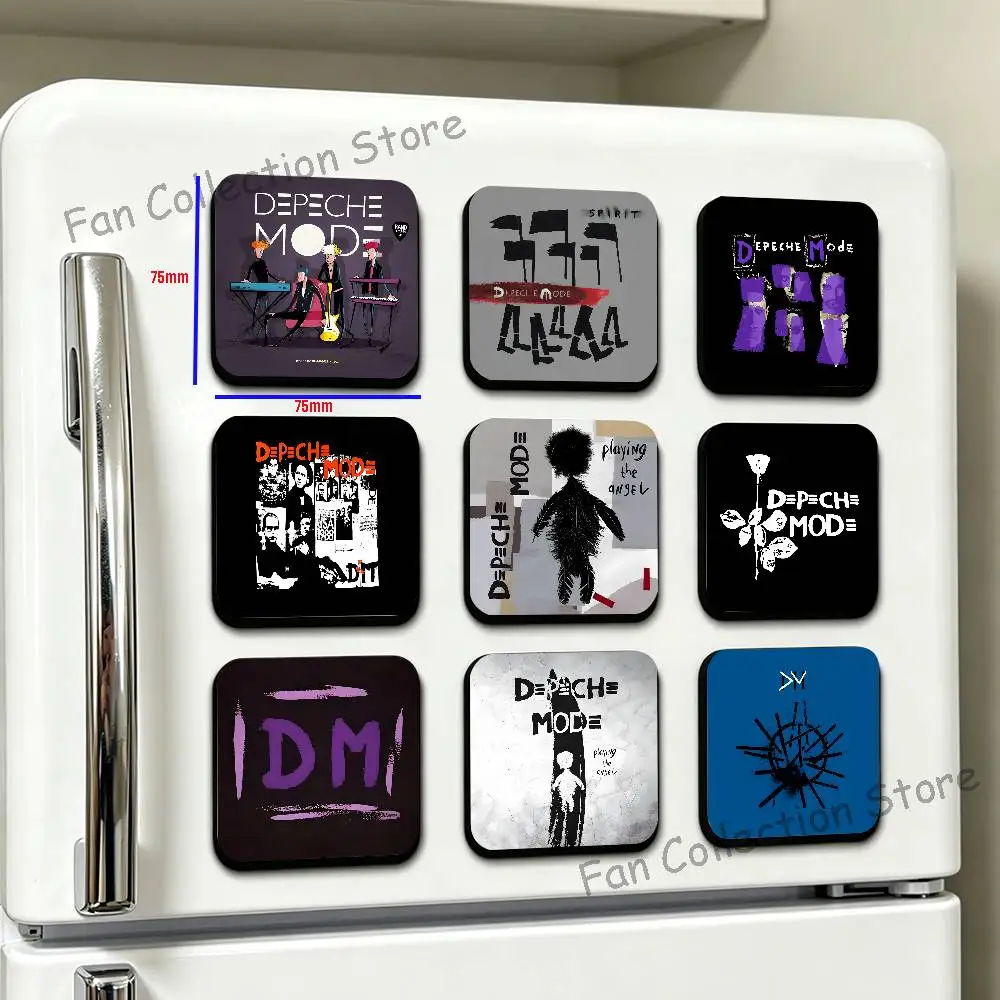Music D-Depeche Mode Band Sublimation Magnet Cartoon Anime CuteFridge Magnets Personalized Sublimation Products for Kitchen