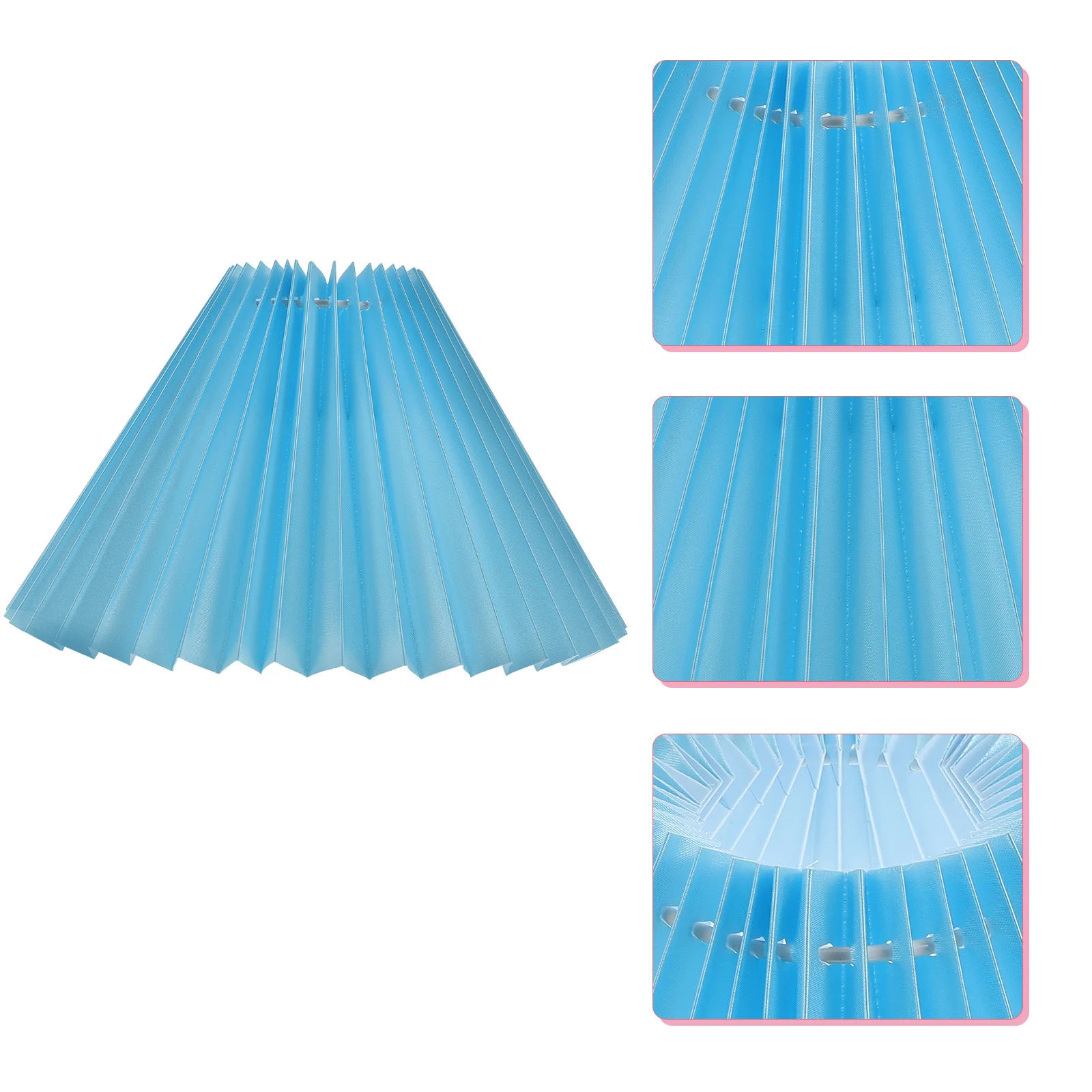 

1Pcs Lampshade Table Lamp Accessory Creative Pleated Cloth Cover Decorative Light Shade for Bedroom Living Room Warm Atmosphere