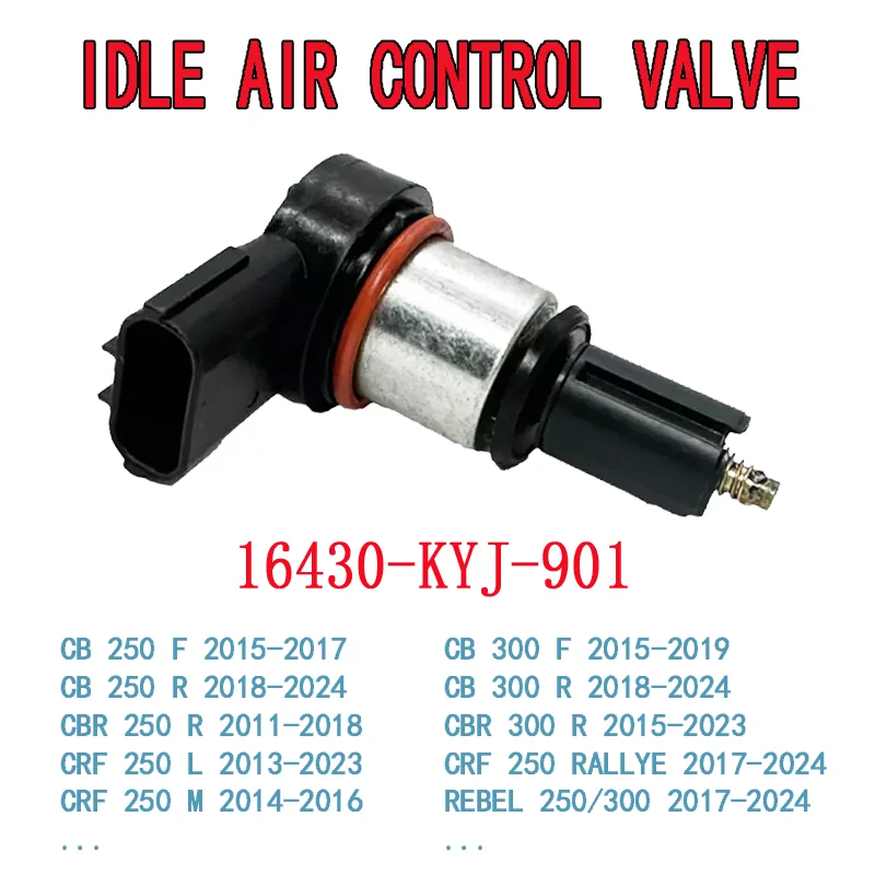 THROTTLE BODY IDLE AIR CONTROL VALVE 16430-KYJ-901 for HONDA CB250F CBF250N CBR250R CB350F CBF300N CBR300R CRF REBEL 250 300