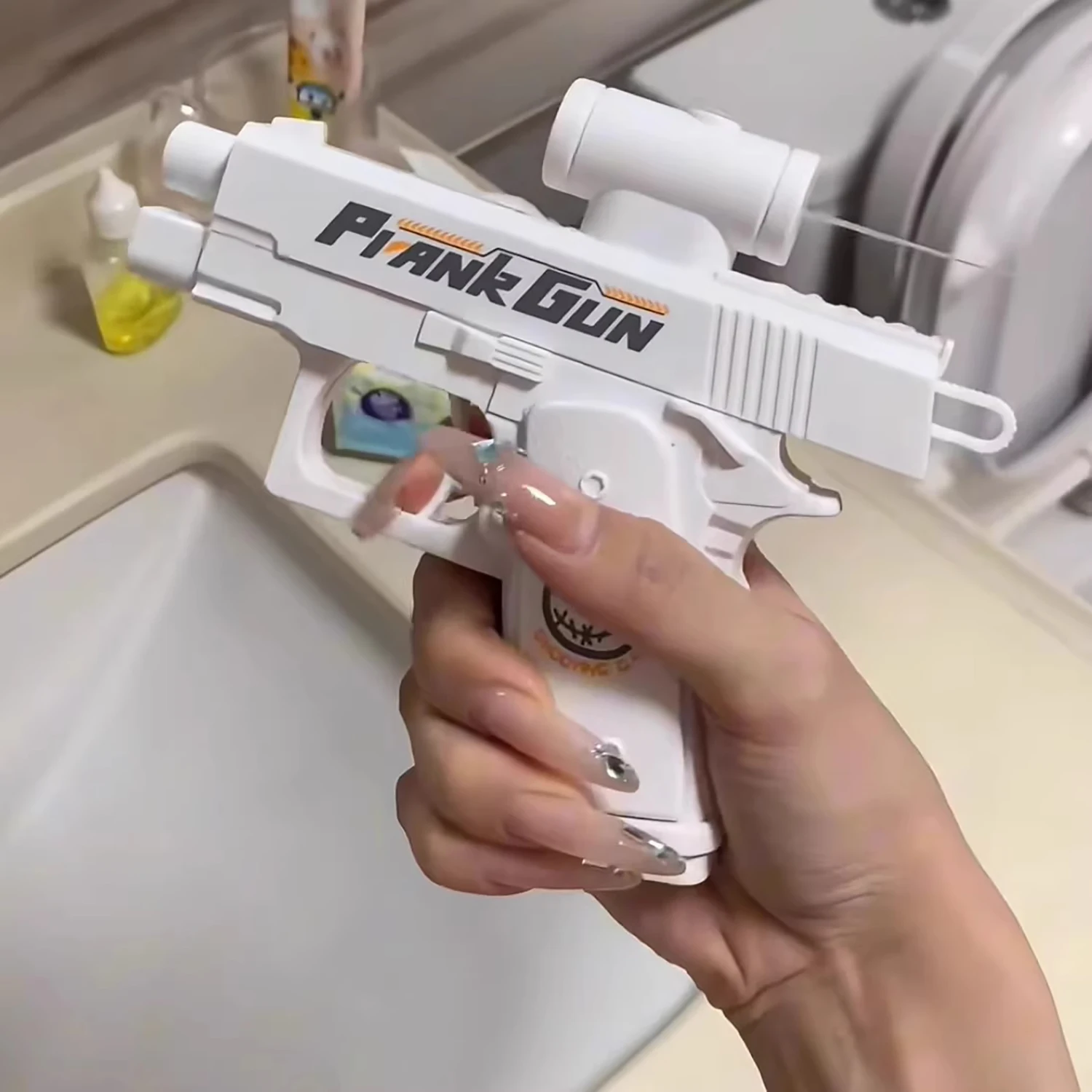 더블 헤드 물총 장난감 양면 물총 역방향 물총 창의적 재미있는 장난감