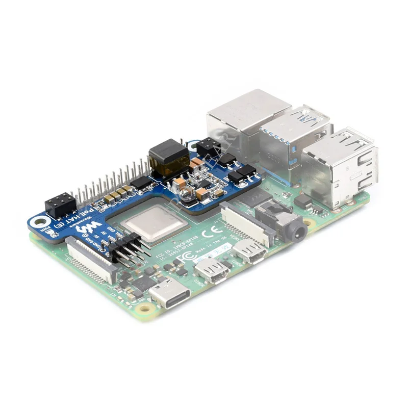 Raspberry Pi 3B+/ 4 Model B 4B PoE HAT Power over Ethernet HAT 802.3af-compliant