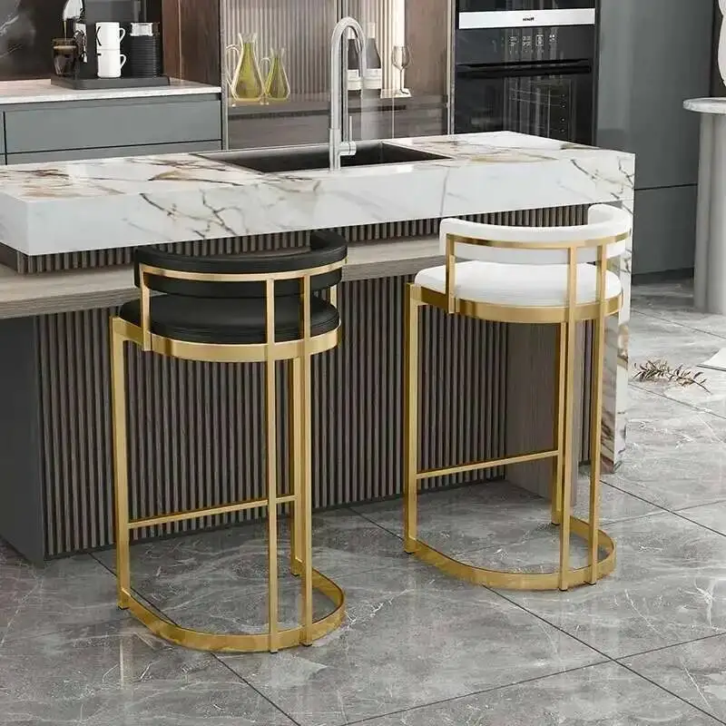 

Stool Office Bar Chairs Nordic Luxury Modern Kitchen Designer High Bar Chairs Gaming Bancos De Bar Salon Furnitures BY-104
