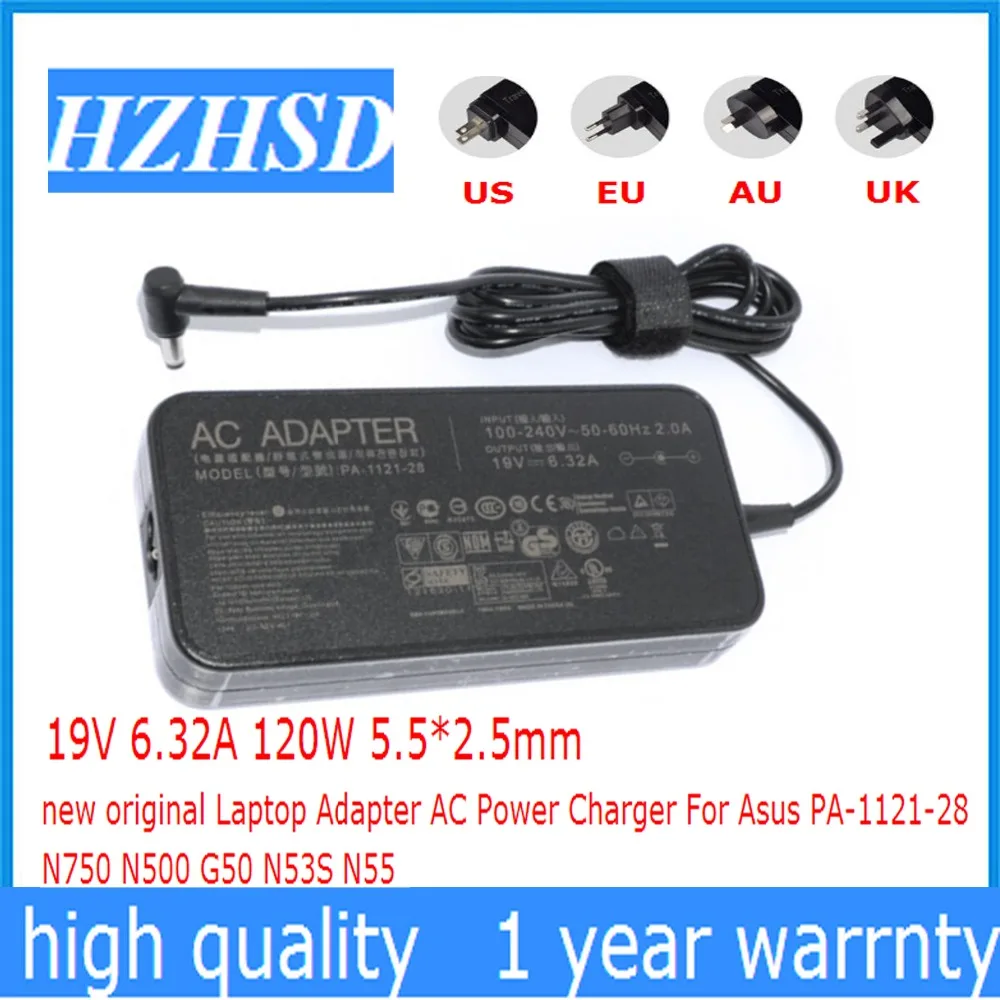 

19V 6.32A 120W 5.5*2.5mm new original Laptop Adapter AC Power Charger For Asus PA-1121-28 N750 N500 G50 N53S N55