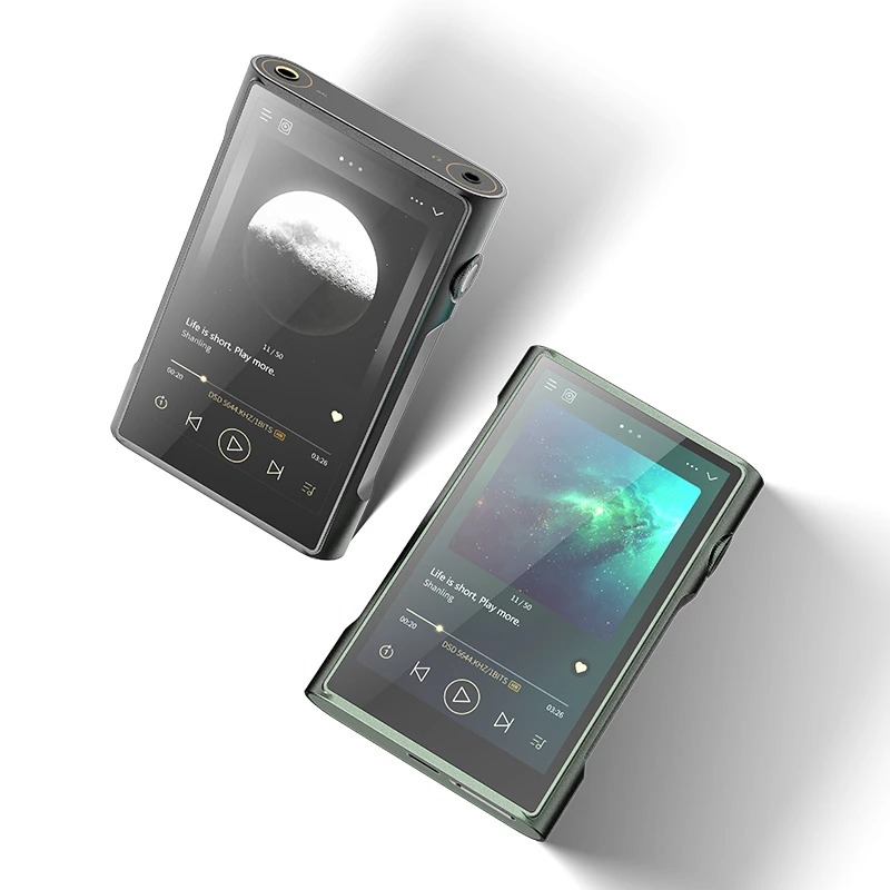 مشغل MP3 عالي الدقة من شانلينغ M3 بنظام تشغيل Android10 محمول عالي الدقة مزود بخاصية HiFi DAP 8-Core QS 665 CPU Bluetooth5.0 Dual ES9219C DAC DSD256 M3U