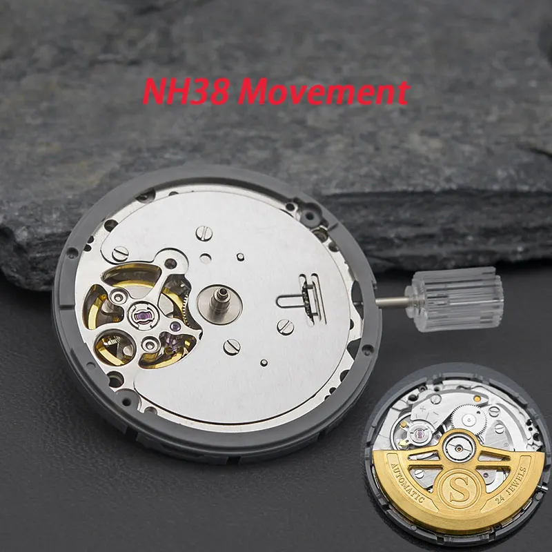 

Japan Original NH38 Automatic Movement Self-wind Mechanical With Oscillating Weight Modified Rotors High Accuracy Watch