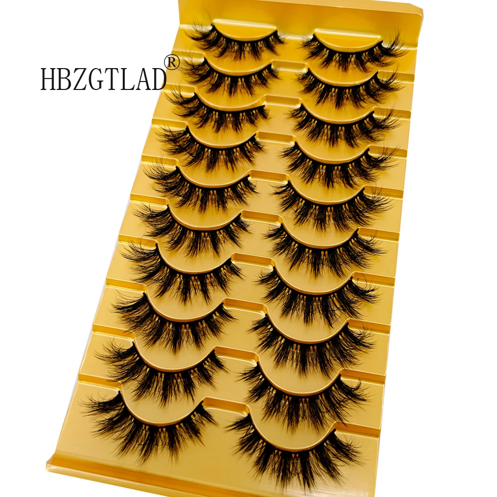 38 Stile 10 Paar Natürliche Lange 3D Nerz Falsche Wimpern Make-up-Set Nerz-Wimpernverlängerung Kurze Wimpern – Detail 39