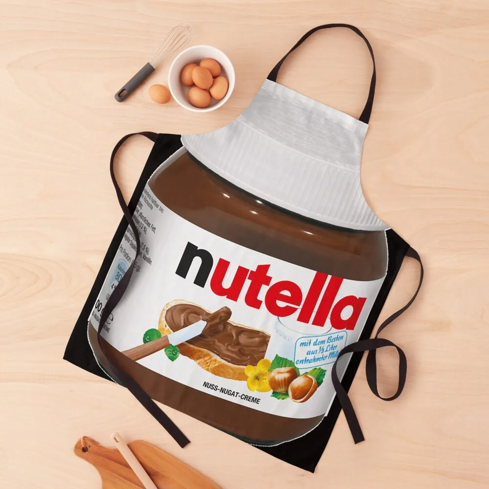 

Nutella For Fans Apron Household Items Useful men home women women's kitchens Apron