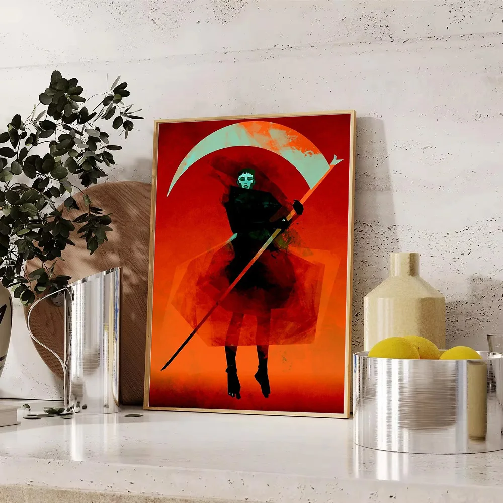 باطني الساموراي قماش جدار الفن اليابانية المحارب زن ديكور النينجا أنيمي المشارك طباعة المناظر الطبيعية الروحية اللوحة #1