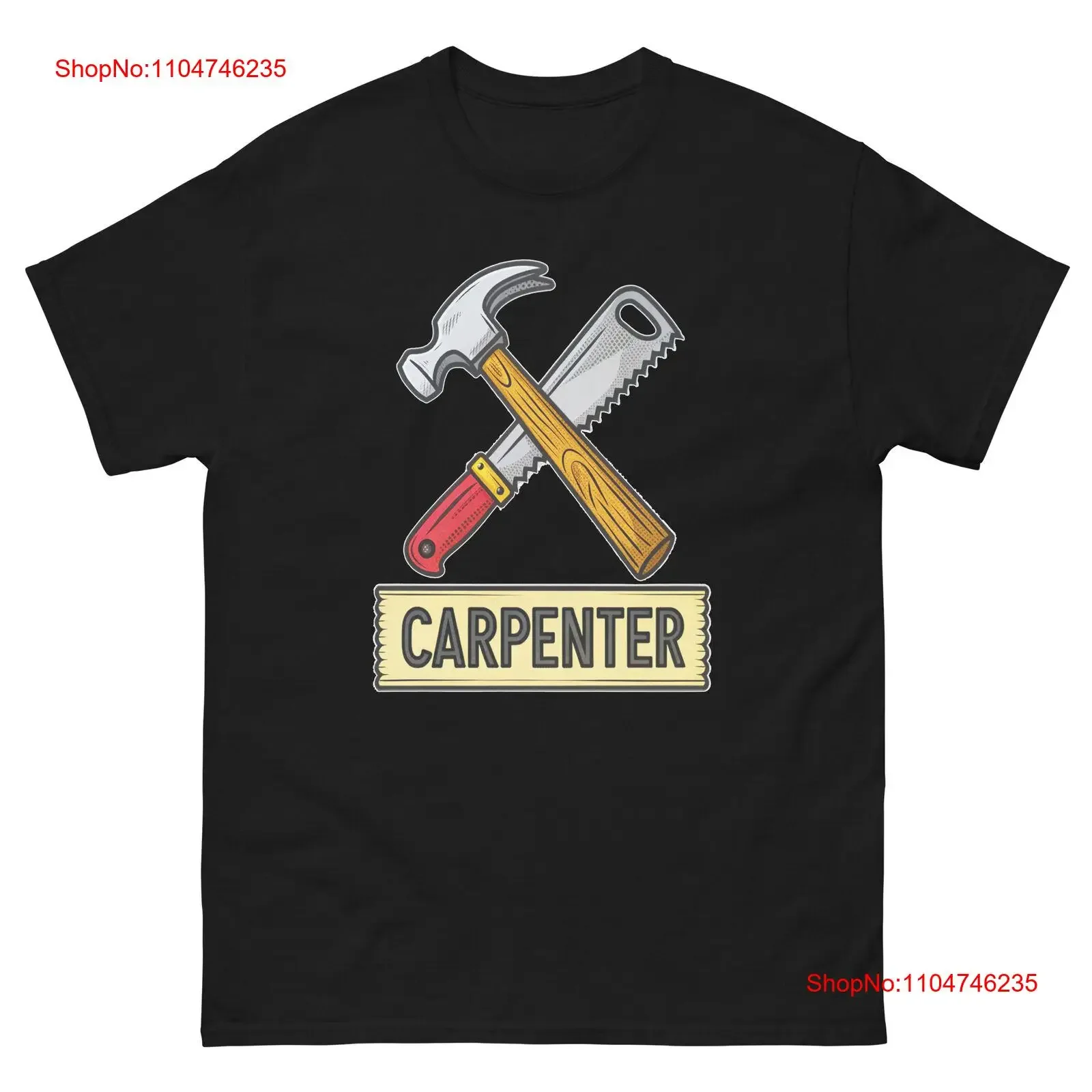 

Carpenter Occupation Job Professional T Shirt vintage Washed Soft Casual Unisex Breathable graphic designer clothes