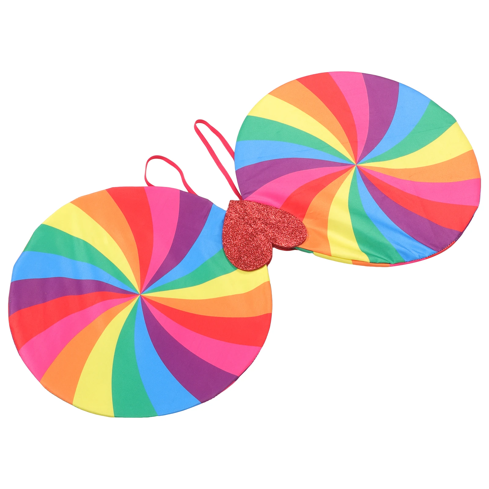 

Rainbow Wings Fairy Wing Cosplay Party Costume Accessory for Kids Adults Festival Carnival Photo Prop Lightweight Durable