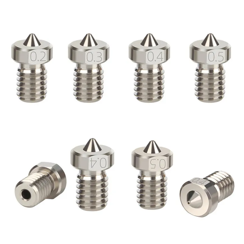 

5 шт. TC4 сопло из титанового сплава для аксессуаров для 3D-принтеров E3D V6