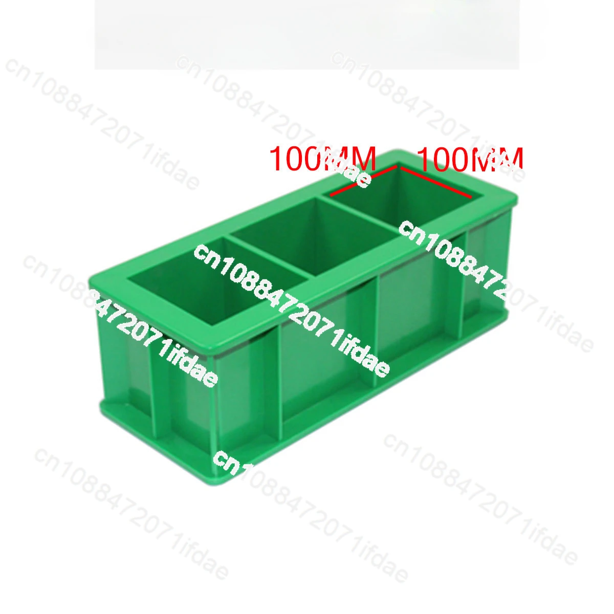 

10 pieces High quality concrete tryout 100mm cube three slot ABS plastic thickening compression test mold mortar test block mold