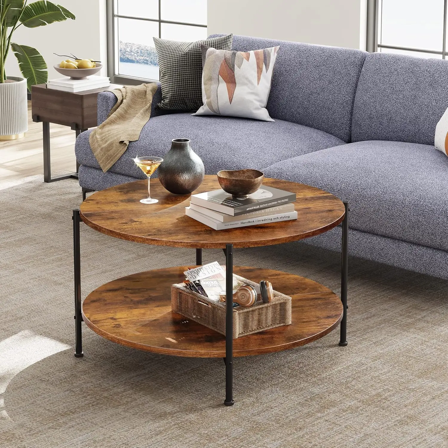 Round Coffee Table, 32.6