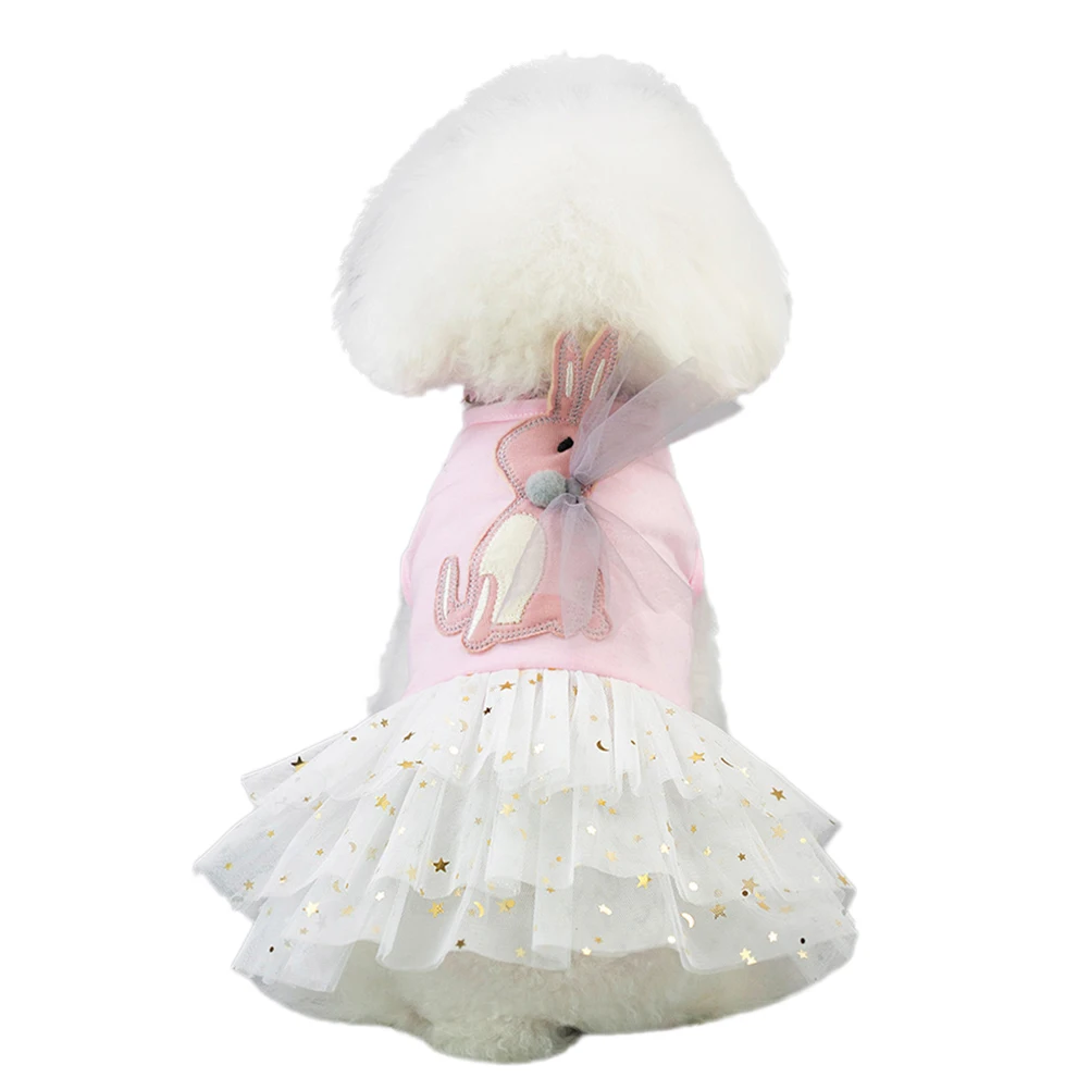 

Dog Dress Pet Skirt Cute Puppy Clothes Summer Apparel Lightweight Durable Outdoor Clothes Spring Outfit