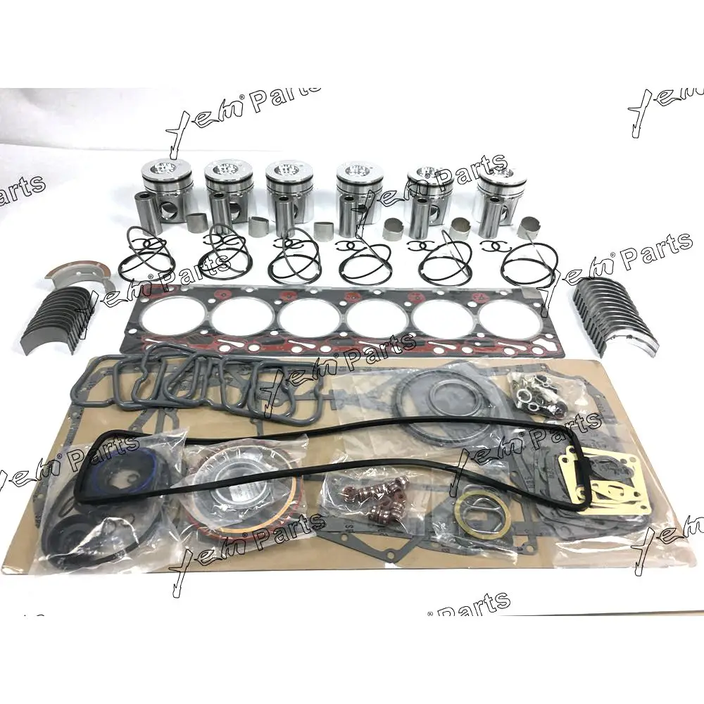 

Competitive Price 6BT Overhaul Rebuild Kit For Cummins 5.9L Engine Piston Ring Gasket Bearing Set