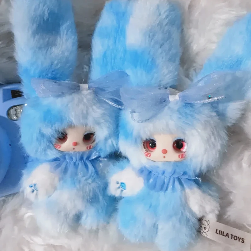 Babythree Liila Rainbow Candy Bunny Series Blind Box Soft And Comfortable Cute Car Pendant Decoration Mystery Box Surprise Gifts view 4