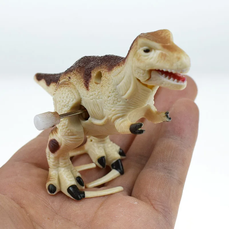 

1 Pcs Novelty Funny Creative Clockwork Toy Simulation Tyrannosaurus Rex Wind-up Bouncing Dinosaur Children Clockwork Toys