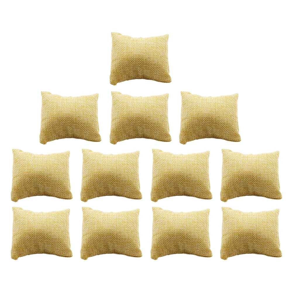 12 Pcs Watch Pillow Display Man Jewelry Pillows for Bracelets Imitation Chain