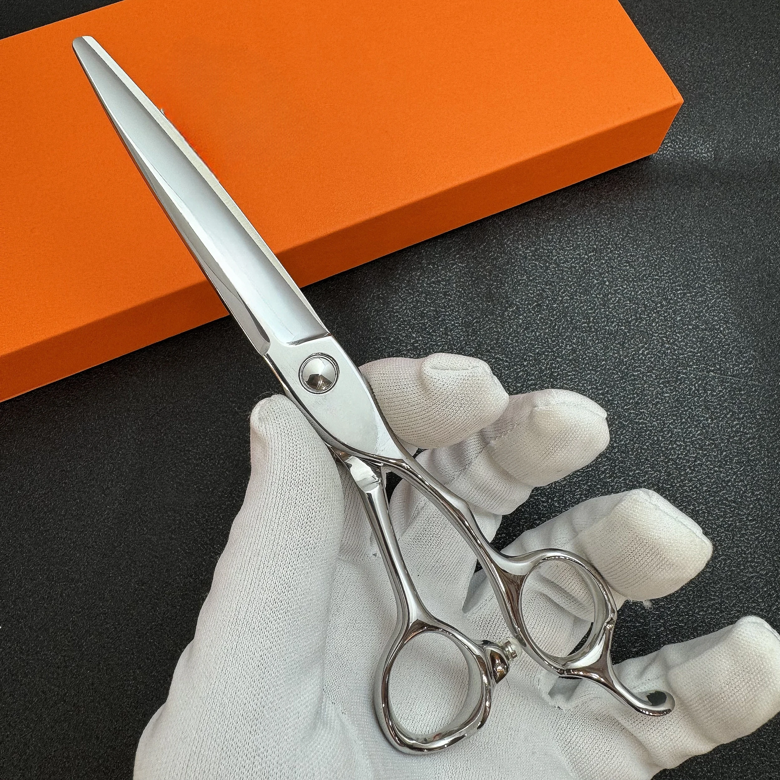 

Professional Barber Scissors，Thinning shears，CNC technology VG10 Cobalt Steel，Set of 6.0-6.5-7.0 Inch，High-End Barbershop Tools