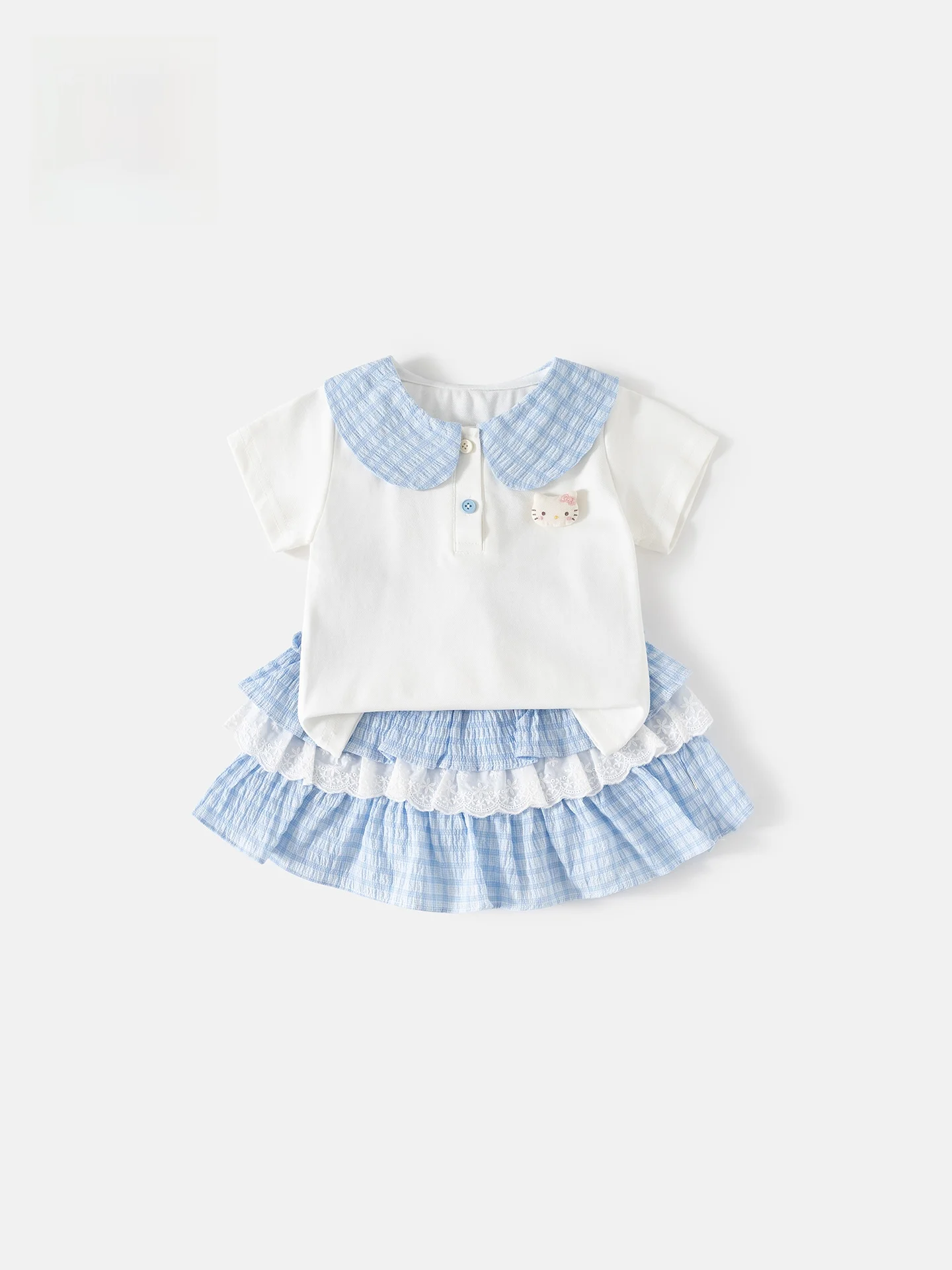 fashionable-summer-outfit-for-girls-baby-short-sleeve-t-shirt-and-princess-skirt-set-cute-cartoon-print-lightweight-children'