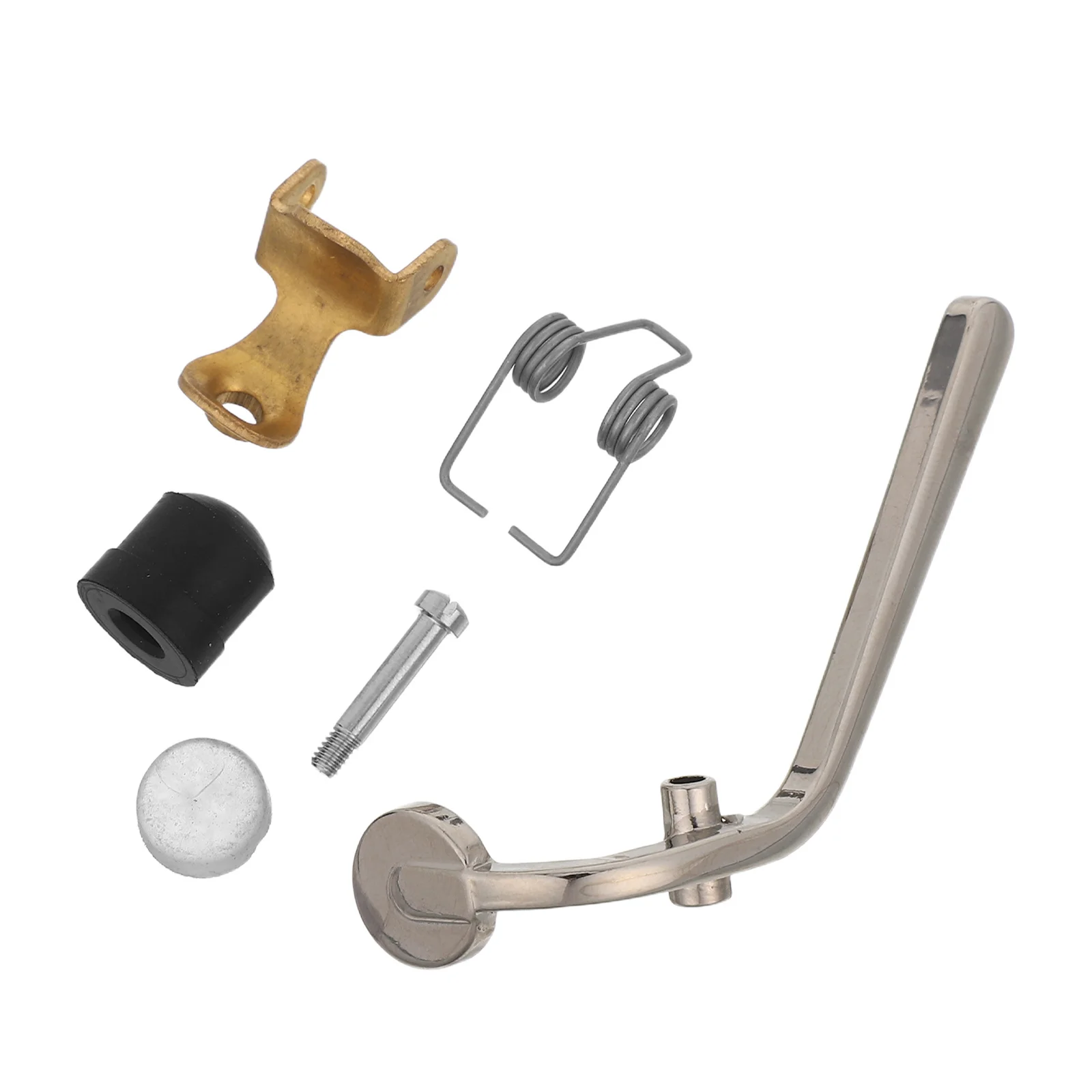 

1Set Complete Trombone Water Key Set Copper Rubber Material Stable Design Efficient Drainage Wind Instrument Accessories